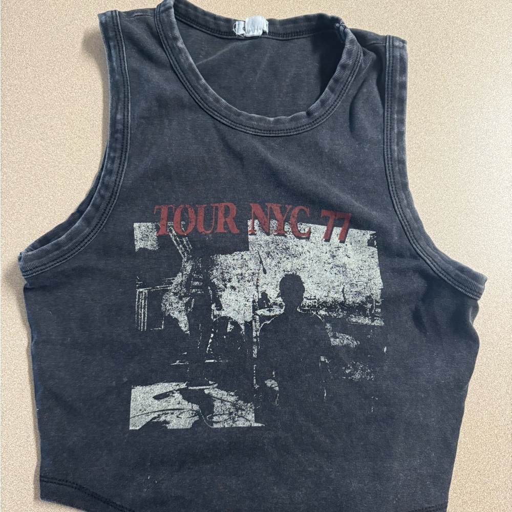 Garage Dark Gray Tank Top